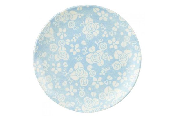 Churchill Julie Dodsworth - The Fledgling Salad/Dessert Plate All over pattern - Blue 20cm