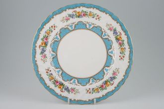 TWO Crown Staffordshire Tunis Pattern 2 x Side or Bread Size Plates 17cm in VGC 