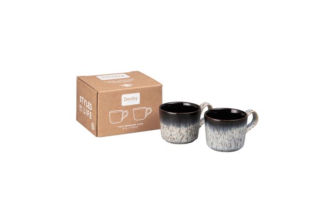Denby Halo Pair of Espresso Cups 100ml