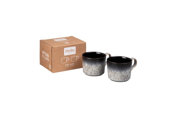 Denby Halo Pair of Tea/Coffee Cups 260ml