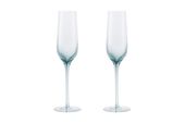 Denby Colours Pair of Flutes Green 230ml thumb 1