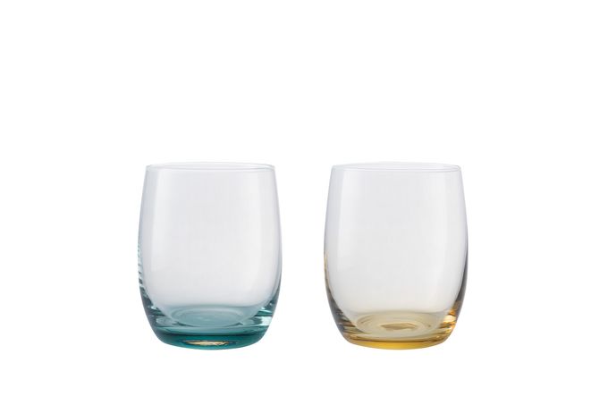Denby Colours Pair of Tumblers Yellow & Geen 270ml