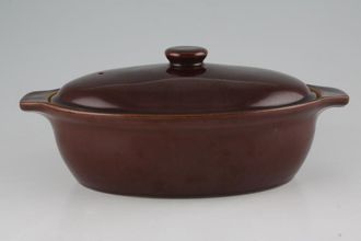 Denby Pottery Homestead Brown Stoneware Casserole with Lid England