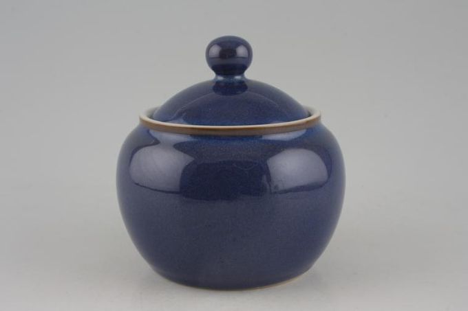 Denby Imperial Blue Sugar Bowl - Lidded (Tea) Knob Handle
