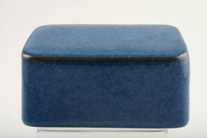 Denby Imperial Blue Butter Dish Lid Only No Handle 5 1/4 x 3 1/2"