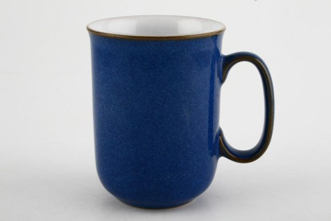 Denby Imperial Blue Mug Straight Sided, D Shape Handle 3 x 4"
