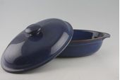 Denby Imperial Blue Casserole Dish + Lid Oval 12 3/4 x 8" thumb 2