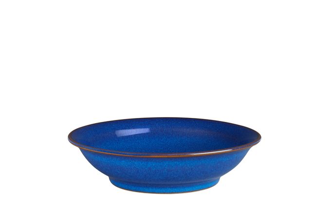 Denby Imperial Blue Bowl Shallow, All Blue 17cm