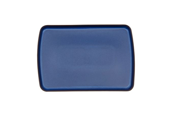 Denby Imperial Blue Rectangular Platter All Blue 37.5 x 25.5cm