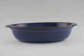 Denby Imperial Blue Serving Dish Oval, Eared, All Blue 12 7/8 x 8" thumb 1