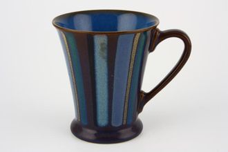 coffee beaker denby gatsby blue stripe mug 