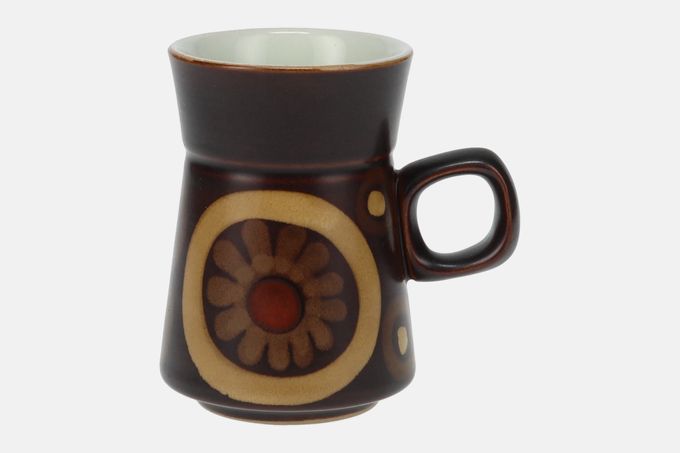 Denby Arabesque Coffee Cup Note; Sizes may vary. Use Tea saucer for this. 2 5/8 x 3 7/8"