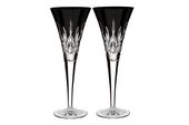 Waterford Lismore Black Pair of Flutes thumb 1