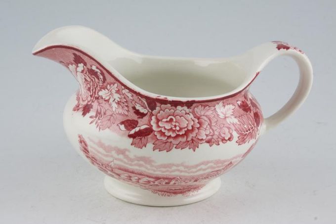 Wood & Sons English Scenery - Pink Sauce Boat Round