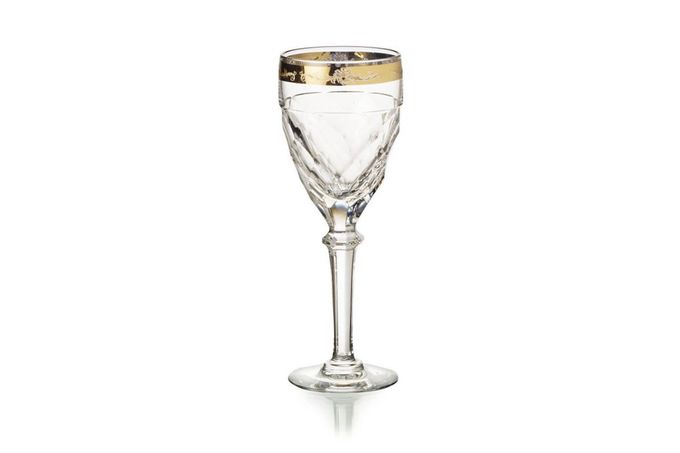 Vista Alegre Palazzo Gold Pair of White Wine Glasses 0.2l