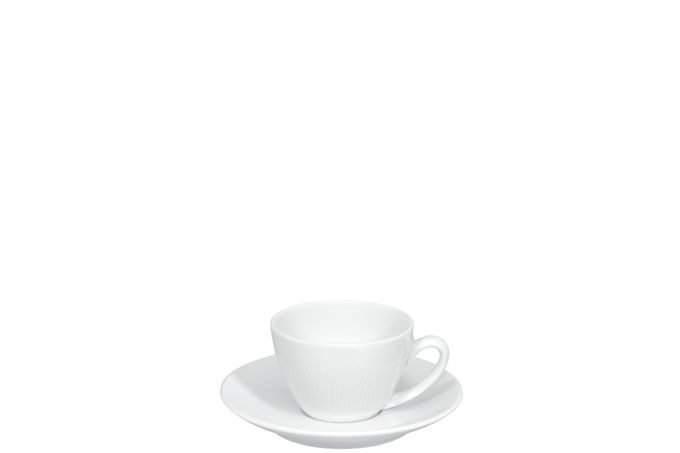 Vista Alegre Spirit White Coffee Cup & Saucer 11.3cm