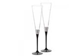Vera Wang for Wedgwood Gifts & Accessories Toasting Flute Pair With Love Noir thumb 1