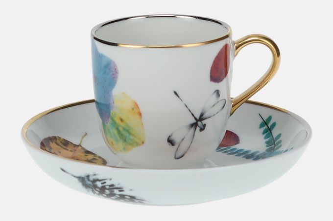 Christian Lacroix Caribe Coffee Cup & Saucer Size is cup size. Saucer is 11.5cm 5.5 x 6cm