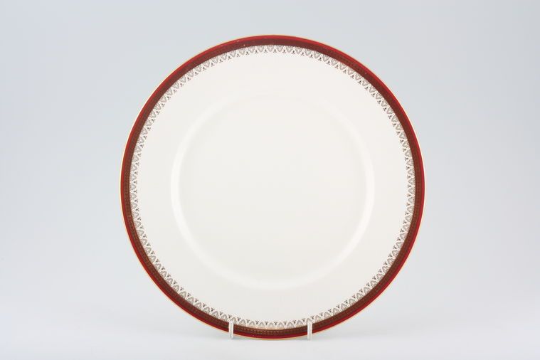 Paragon Fine Bone China Dinnerware 'Red Holyrood' Set of 2 Salad Plates England 