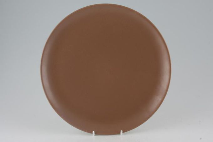 Poole Mushroom and Sepia - C54 Dinner Plate Sepia - Not Rimmed - sizes may differ slightly 10"