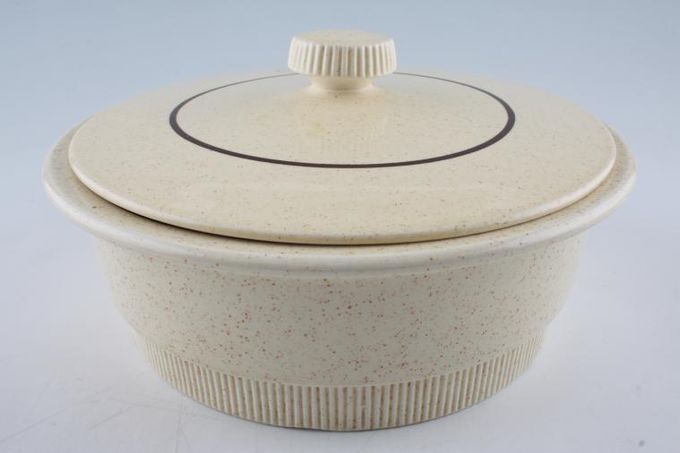 Poole Broadstone Vegetable Tureen with Lid line 1 1/2" from edge on lid 8 3/4"