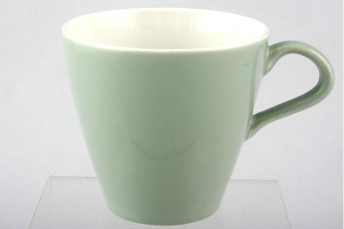 Poole Celadon Green Teacup Cream Inside 3 1/8 x 2 7/8"