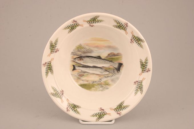 Portmeirion Compleat Angler - The Rimmed Bowl Sea Trout - Sewen Salmo Cambricus 6 1/2"