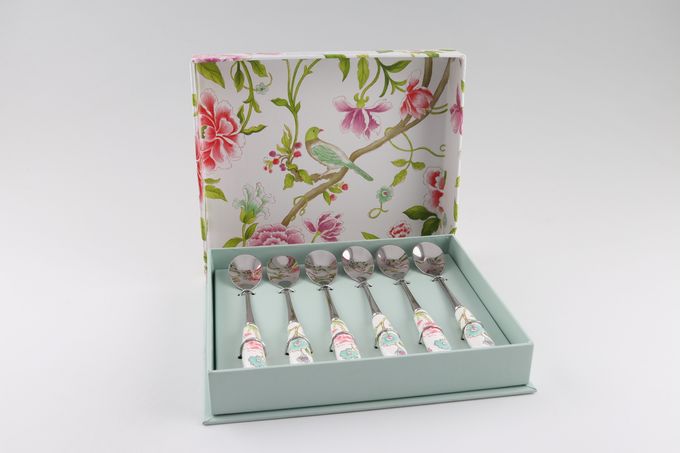 Portmeirion Porcelain Garden Tea Spoon Set of 6