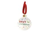 Portmeirion The Very Hungry Caterpillar by Eric Carle Bauble Baby 1st Xmas thumb 1