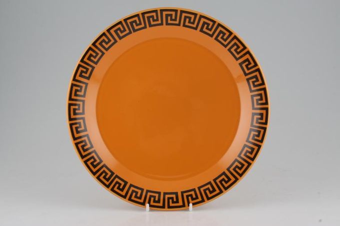 Portmeirion Greek Key - Orange + Black Dinner Plate Dinner 10"