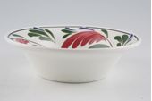 Portmeirion Welsh Dresser Soup / Cereal Bowl Pink Flowers and blue leaves 6 1/2" thumb 2