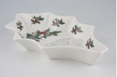 Portmeirion The Holly and The Ivy Serving Dish Leaf shape 10" thumb 1