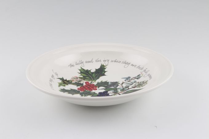 Portmeirion The Holly and The Ivy Rimmed Bowl 8 3/4"