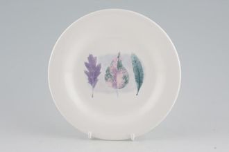 8.5" Portmeirion Dusk Purple Leaf White Salad Plate s ~ Made In Britain 
