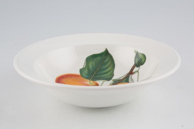 Portmeirion Pomona Rimmed Bowl The Roman Apricot - Plain Edge 6 3/4"