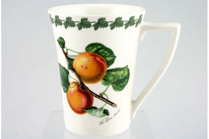 Portmeirion Pomona Mug The Roman Apricot - Garland around rim. 3 1/2 x 4 1/2"