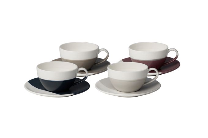Royal Doulton Coffee Studio Cappuccino Cup & Saucer - Set of 4
