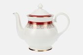 Royal Grafton Majestic - Red Teapot rounded body 1 3/4pt thumb 1