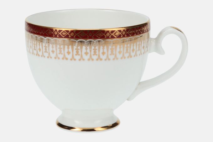 Royal Grafton Majestic - Red Breakfast Cup large Leigh shape 3 5/8 x 3 1/4"