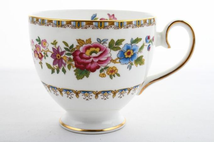 Royal Grafton Malvern Breakfast Cup Flower inside - backstamps vary 3 1/2 x 3 1/4"