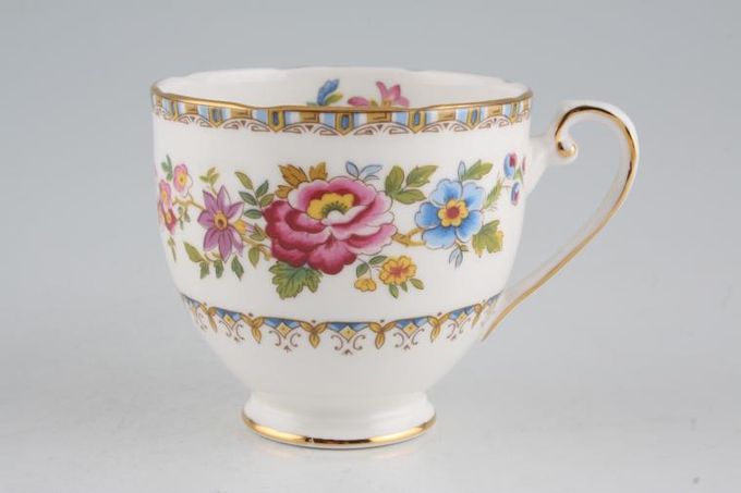 Royal Grafton Malvern Teacup Wavy edge - 1 Gold Line on Foot - May not have flower inside - backstamps vary 3 1/8 x 3"