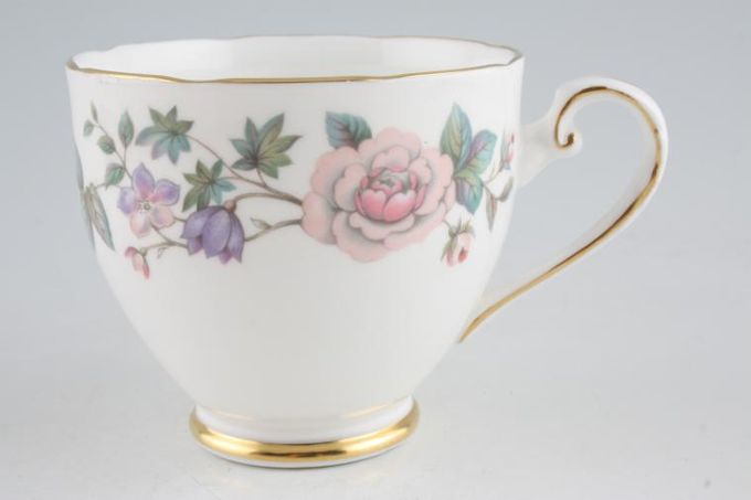 Royal Grafton Fragrance - wavy edge Breakfast Cup smooth sides, bell shape 3 1/2 x 3 1/4"