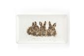Royal Worcester Wrendale Designs Tray Rabbits 20cm thumb 1