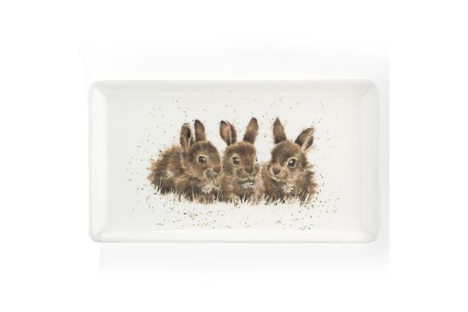 Royal Worcester Wrendale Designs Tray Rabbits 20cm