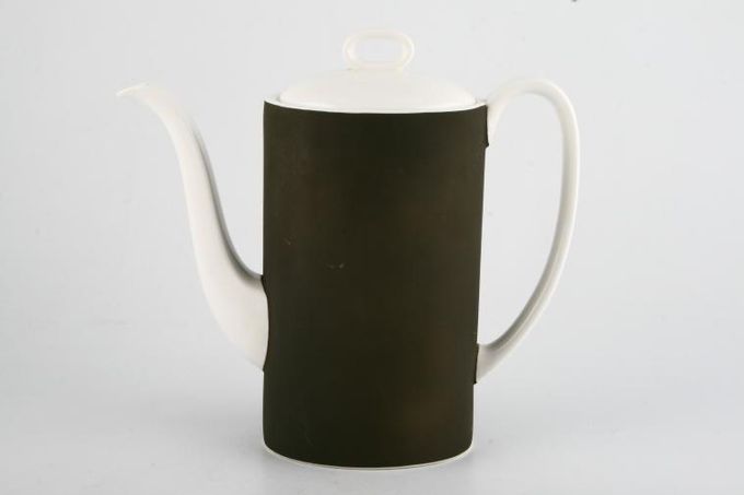 Susie Cooper Forest - Black Urn Coffee Pot 1 1/2pt