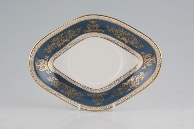 Wedgwood Columbia - Blue + Gold R4509 Sauce Boat Stand