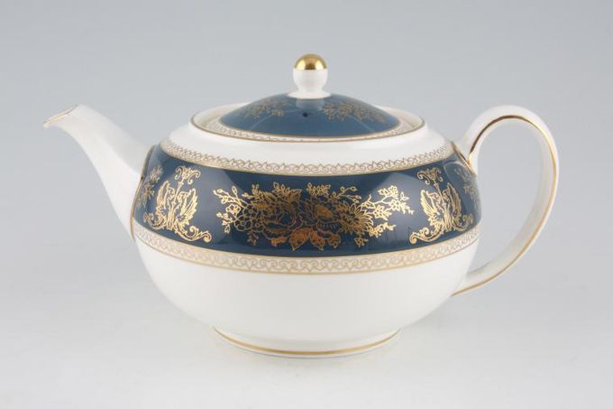 Wedgwood Columbia - Blue + Gold R4509 Teapot 1 1/4pt