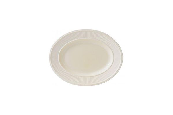 Wedgwood Edme - Cream Oval Plate / Platter