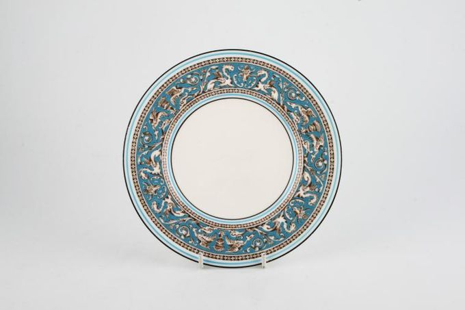 Wedgwood Florentine - Turquoise Tea Plate No Middle Pattern - Backstamp W2614 7"