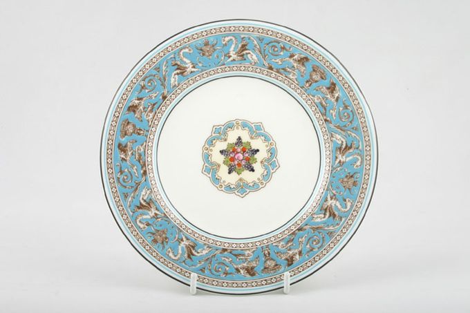 Wedgwood Florentine - Turquoise Tea Plate Pattern in the middle 6"